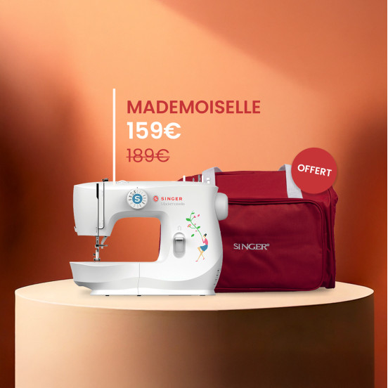 Promotion : Machine à coudre SINGER Mademoiselle avec sac offert